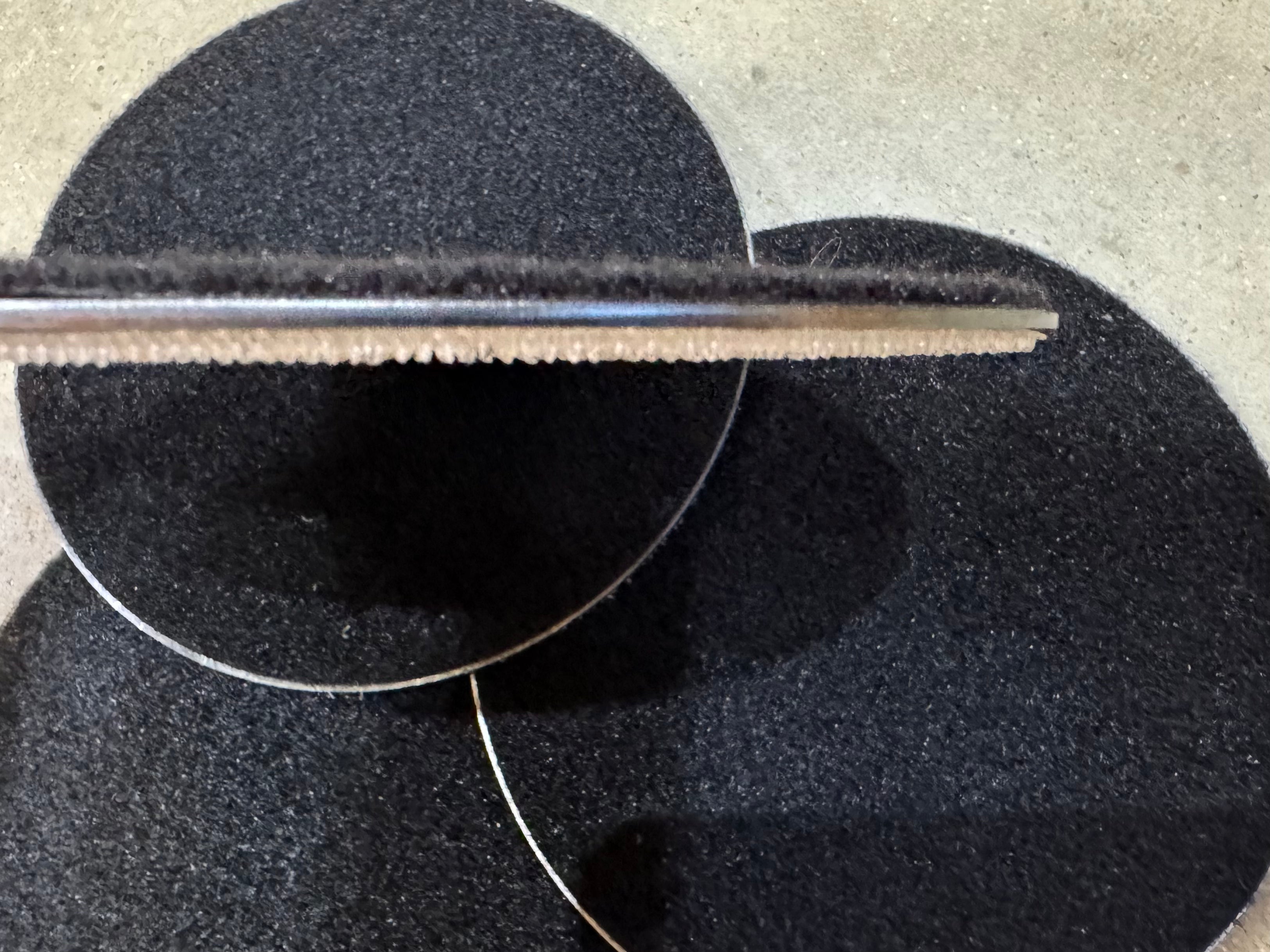 Hardplates for multidisc sanders